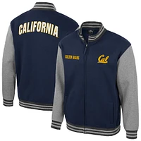 Men's Colosseum  Navy Cal Bears Ambi-Turner Full-Zip Varsity Jacket