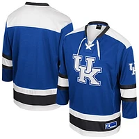 Men's Colosseum  Royal Kentucky Wildcats Athletic Machine Fashion Hockey Jersey