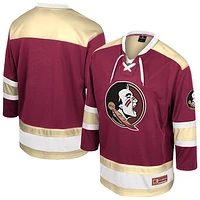 Men's Colosseum  Garnet Florida State Seminoles Athletic Machine Fashion Hockey Jersey