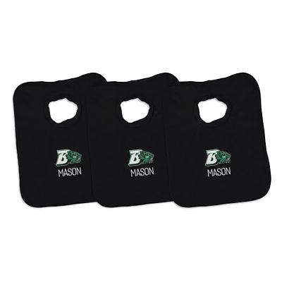 Infant Chad & Jake Binghamton Bearcats Personalized 3-Pack Bib Set