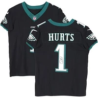 Jalen Hurts Philadelphia Eagles Autographed Black Nike Elite Jersey