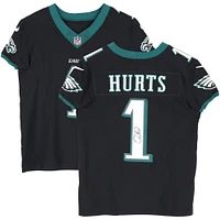 Jalen Hurts Philadelphia Eagles Autographed Black Nike Elite Jersey