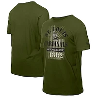 Men's New Era  Green St. Louis Cardinals Armed Forces T-Shirt