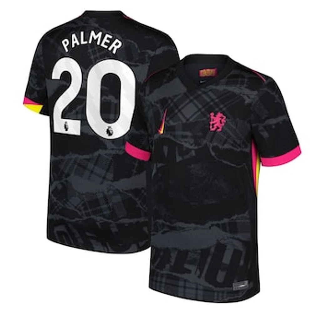 Men's Nike Cole Palmer Anthracite Chelsea 2024/25 Third Replica Player Jersey