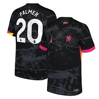 Men's Nike Cole Palmer Anthracite Chelsea 2024/25 Third Replica Player Jersey