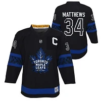 Youth Outerstuff Auston Matthews Black Toronto Maple Leafs Premier Player Jersey