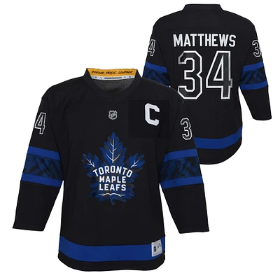 Auston Matthews Black Toronto Maple Leafs Alternate Premier Player Jersey