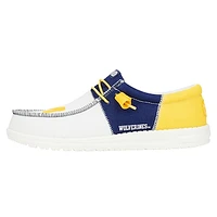 Men's Navy/Maize Michigan Wolverines Wally Tri-Color Shoes