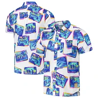 Men's Chubbies White LA28 Summer Olympics The With Love From LA Friday Button-Up Shirt