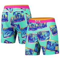 Men's Chubbies Teal LA28 Summer Olympics The With Love from LA Classic Lined Swim Trunk