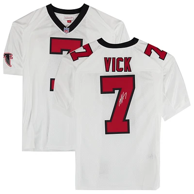 Michael Vick Atlanta Falcons Autographed Mitchell & Ness White Authentic Jersey