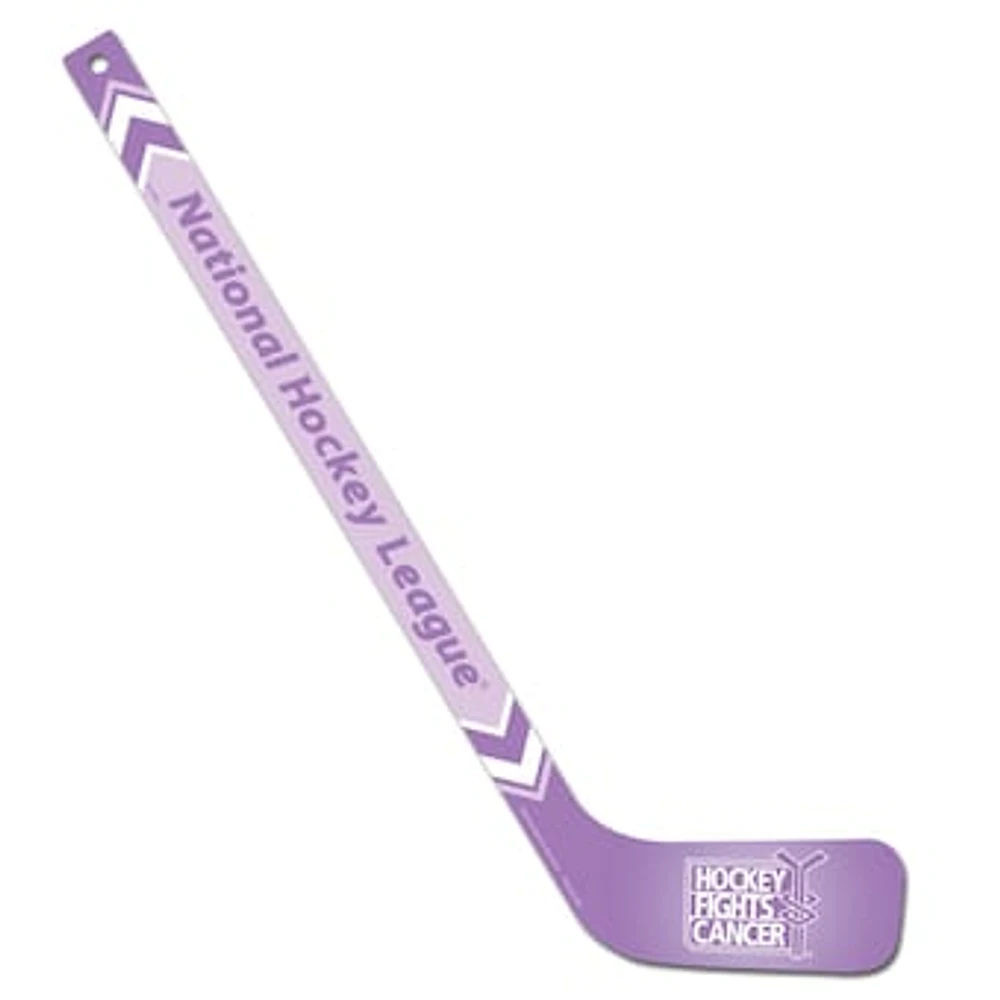 NHL WinCraft 12 2024 Hockey Fights Cancer Mini Wood Hockey Stick