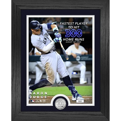 Highland Mint Aaron Judge New York Yankees 13" x 16" 300th Career Home Run Silver Coin Photo Mint