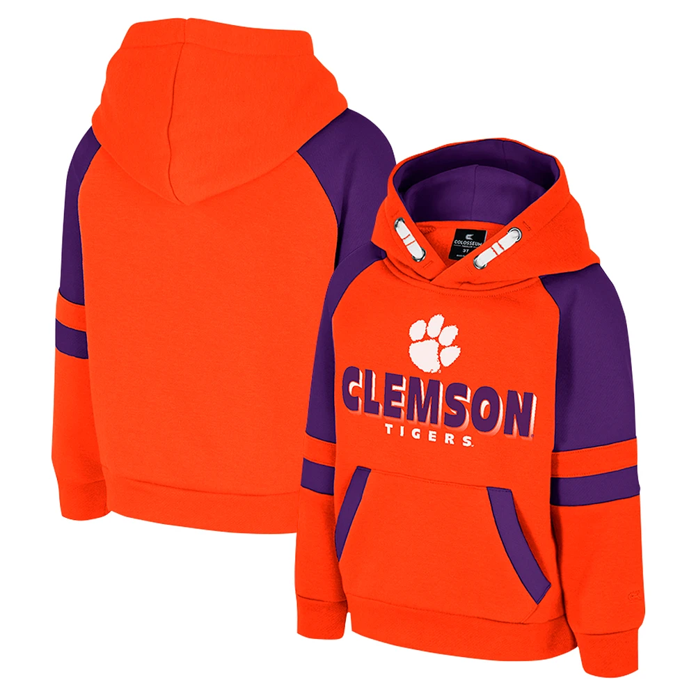 Toddler Colosseum Orange Clemson Tigers Pullover Hoodie