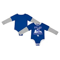 Newborn & Infant Colosseum Royal Kentucky Wildcats Next Stop Long Sleeve Bodysuit