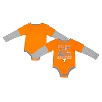 Newborn & Infant Colosseum Tennessee Orange Volunteers Next Stop Long Sleeve Bodysuit