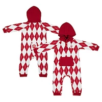 Infant Colosseum Crimson Indiana Hoosiers The Dealio Hoodie Romper