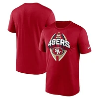 Men's Nike Scarlet San Francisco 49ers Big & Tall Primetime Legend Icon Performance T-Shirt