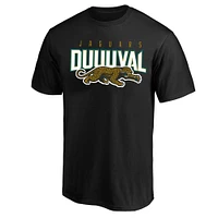 Men's Mitchell & Ness Black Jacksonville Jaguars Crew-Neck T-Shirt