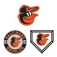 WinCraft Baltimore Orioles Three-Piece Collector Pin Set