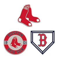 WinCraft Boston Red Sox Three-Piece Collector Pin Set