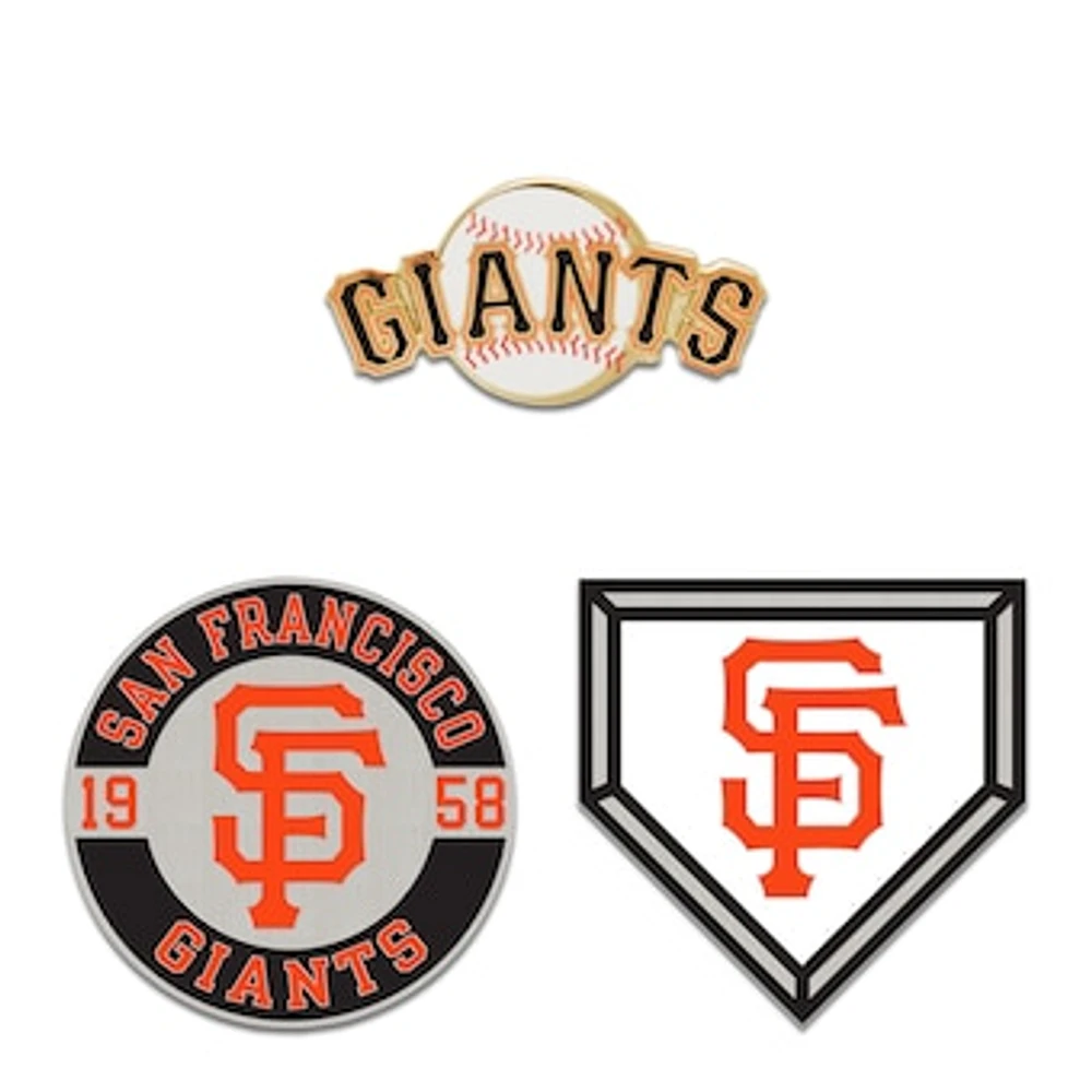 WinCraft San Francisco Giants Three-Piece Collector Pin Set