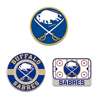 WinCraft Buffalo Sabres Three-Piece Collector Pin Set