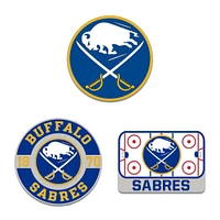 WinCraft Buffalo Sabres Three-Piece Collector Pin Set