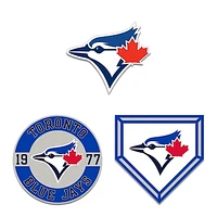 WinCraft Toronto Blue Jays Three-Piece Collector Pin Set