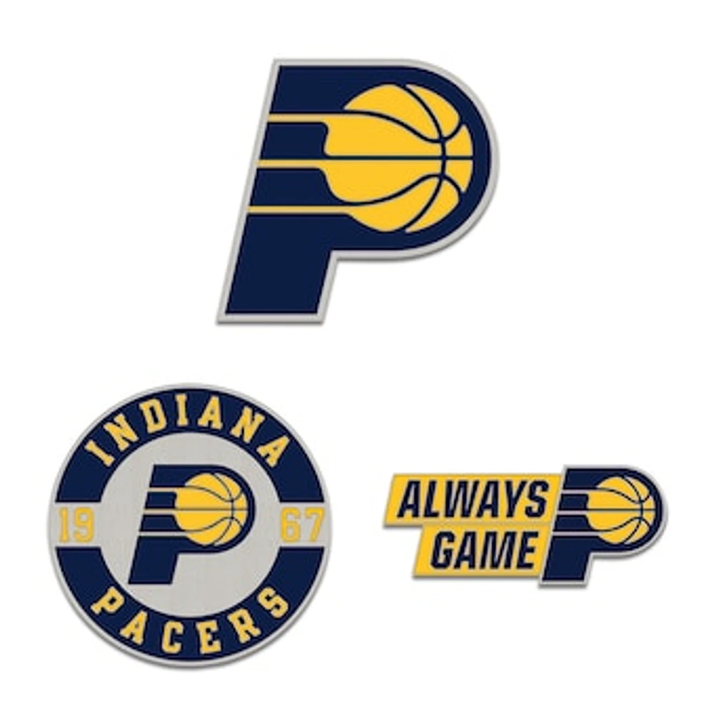 WinCraft Indiana Pacers Three-Piece Collector Pin Set