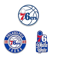 WinCraft Philadelphia 76ers Three-Piece Collector Pin Set