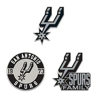 WinCraft San Antonio Spurs Three-Piece Collector Pin Set