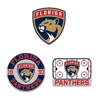 WinCraft Florida Panthers Three-Piece Collector Pin Set