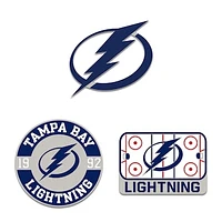 WinCraft Tampa Bay Lightning Three-Piece Collector Pin Set