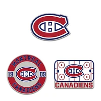 WinCraft Montreal Canadiens Three-Piece Collector Pin Set