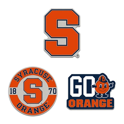 WinCraft Syracuse Orange Three-Piece Collector Pin Set