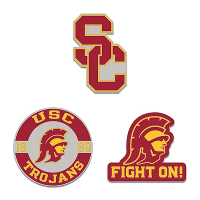 WinCraft USC Trojans Three-Piece Collector Pin Set