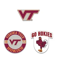 WinCraft Virginia Tech Hokies Three-Piece Collector Pin Set