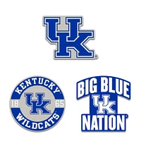 WinCraft Kentucky Wildcats Three-Piece Collector Pin Set