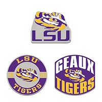 WinCraft LSU Tigers Three-Piece Collector Pin Set