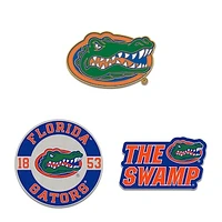 WinCraft Florida Gators Three-Piece Collector Pin Set