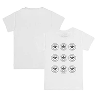 Infant Tiny Turnip White Houston Astros Logo Grid  T-Shirt