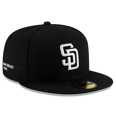 Men's New Era x j-FROST Black San Diego Padres 59FIFTY Fitted Hat
