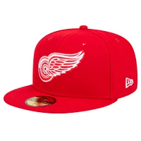 Men's New Era Red Detroit Red Wings Core 59FIFTY Fitted Hat