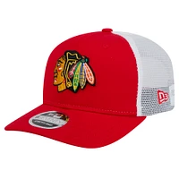 Men's New Era Chicago Blackhawks Core Trucker 9SEVENTY Stretch-Snap Hat