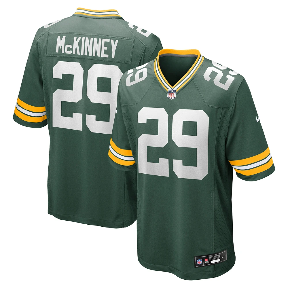 Men's Nike Xavier McKinney  Green Bay Packers Team Game Jersey