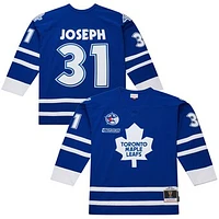 Men's Mitchell & Ness Curtis Joseph Royal Toronto Maple Leafs 1999/2000 Throwback Powerplay Jersey