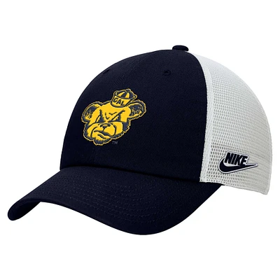 Men's Nike Navy/White Cal Bears Vintage Club Trucker Adjustable Hat