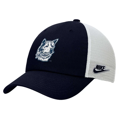 Men's Nike Navy/White UConn Huskies Vintage Club Trucker Adjustable Hat