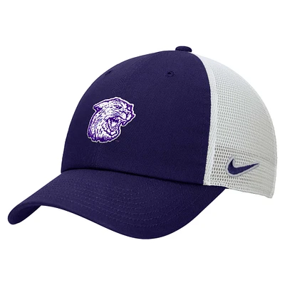 Men's Nike Purple/White Kansas State Wildcats Vintage Club Trucker Adjustable Hat